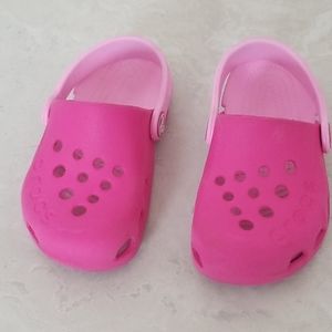 CROCS Girls size 8 toddler